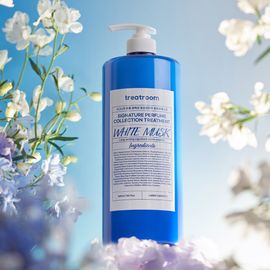 [TREATROOM] Signature Perfume Collection Treatment 1600ml (white musk) – 14 Amino Acids for Elastic, Voluminous Hair, pH 6.0 Formula to Protect Scalp & Balance Moisture - Made in Korea